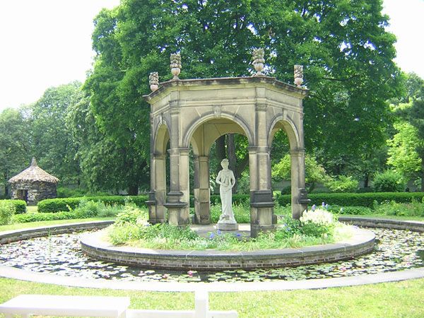 Picture Of The Harmony Society Gardens In Old Economy Village